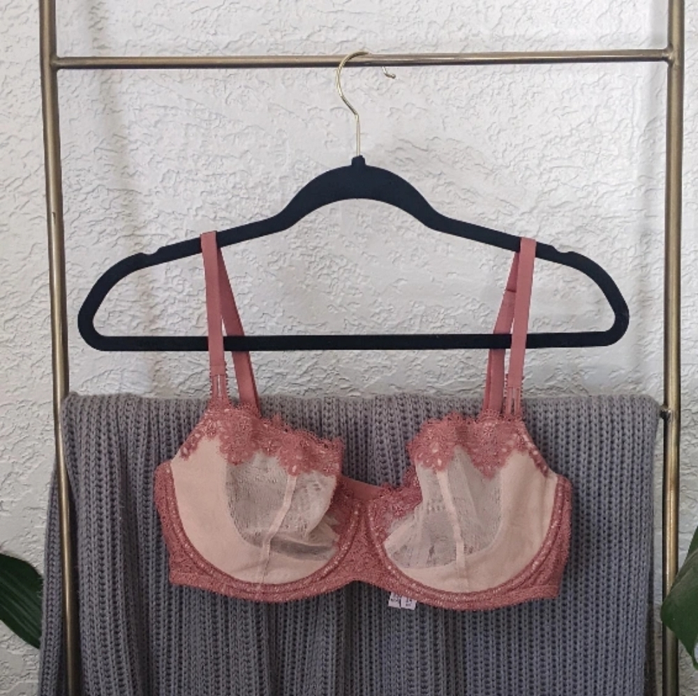 Victoria's Secret Unlined Bra 34 DD Mauve